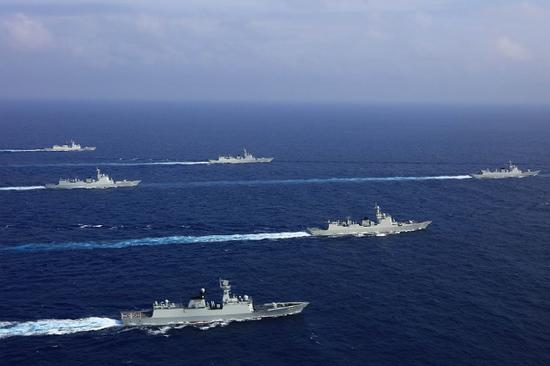 PLA conducts combat readiness patrols over Huangyan Island